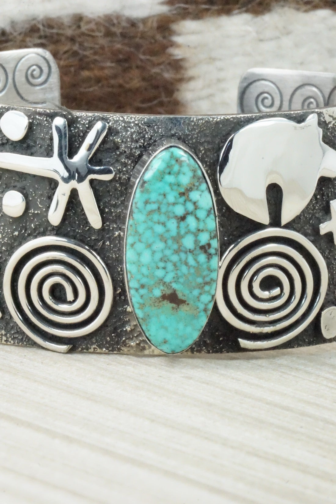 Turquoise & Sterling Silver Bracelet - Alex Sanchez
