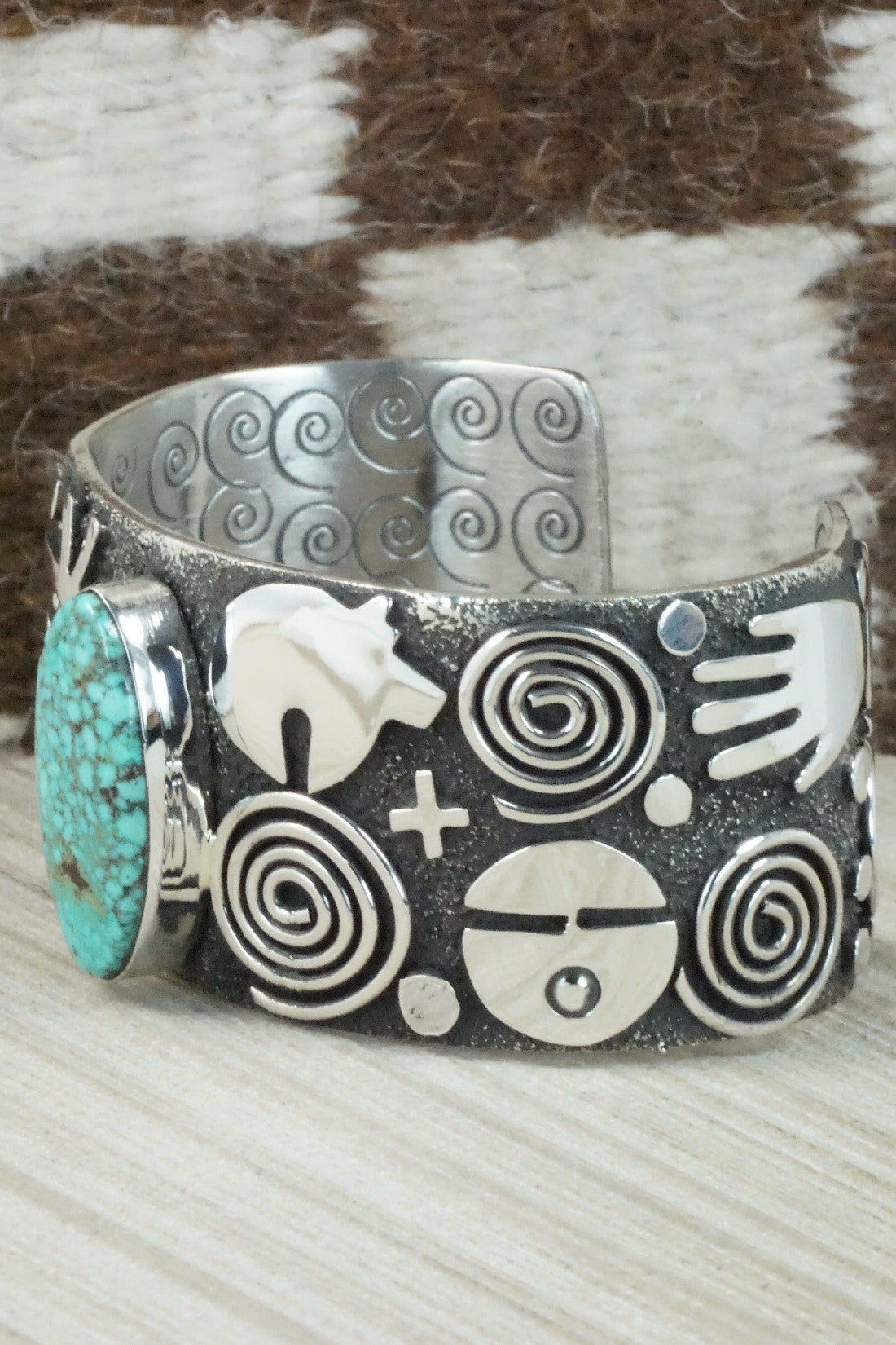 Turquoise & Sterling Silver Bracelet - Alex Sanchez