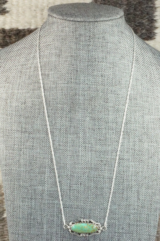 Turquoise & Sterling Silver Necklace - Helen Slim