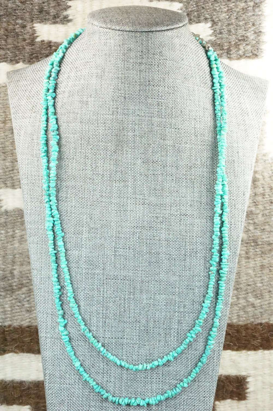 Turquoise & Sterling Silver Necklace - Doreen Jake