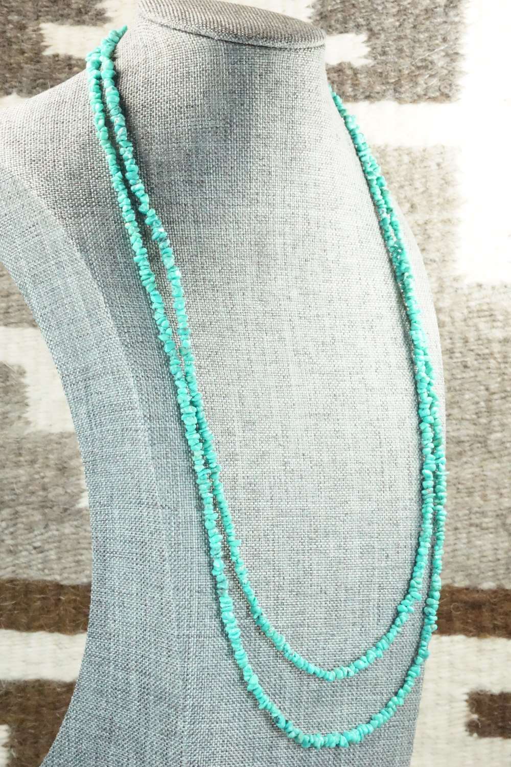 Turquoise & Sterling Silver Necklace - Doreen Jake