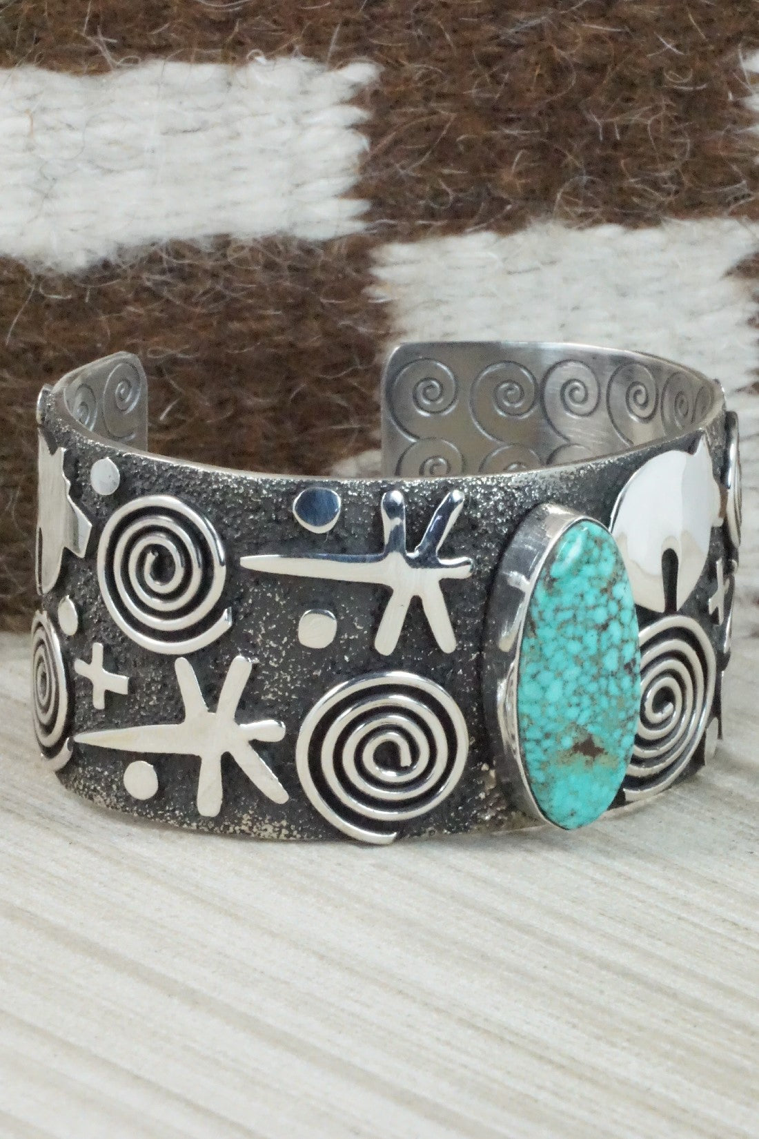 Turquoise & Sterling Silver Bracelet - Alex Sanchez