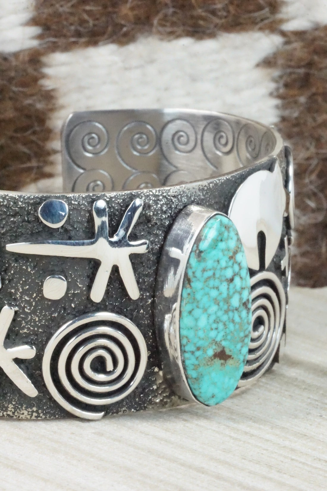 Turquoise & Sterling Silver Bracelet - Alex Sanchez