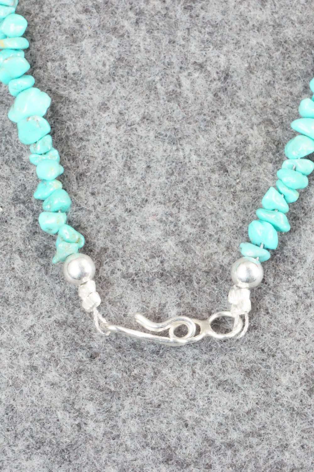 Turquoise & Sterling Silver Necklace - Doreen Jake