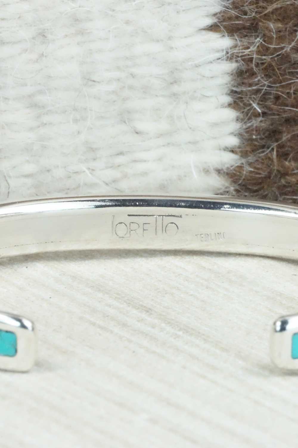 Turquoise & Sterling Silver Bracelet - Larry Loretto