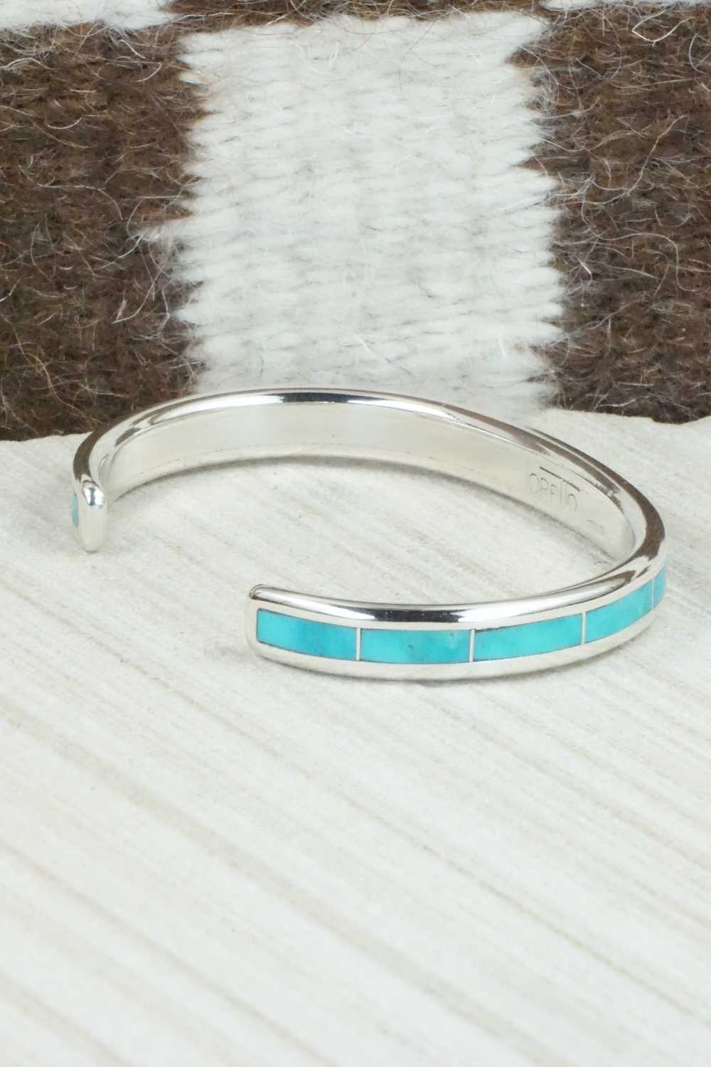 Turquoise & Sterling Silver Bracelet - Larry Loretto