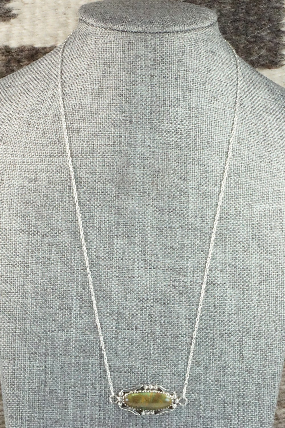 Turquoise & Sterling Silver Necklace - Helen Slim