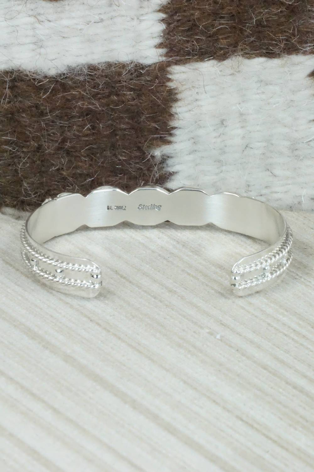 Turquoise & Sterling Silver Bracelet - Derrick Chavez & Lorelia