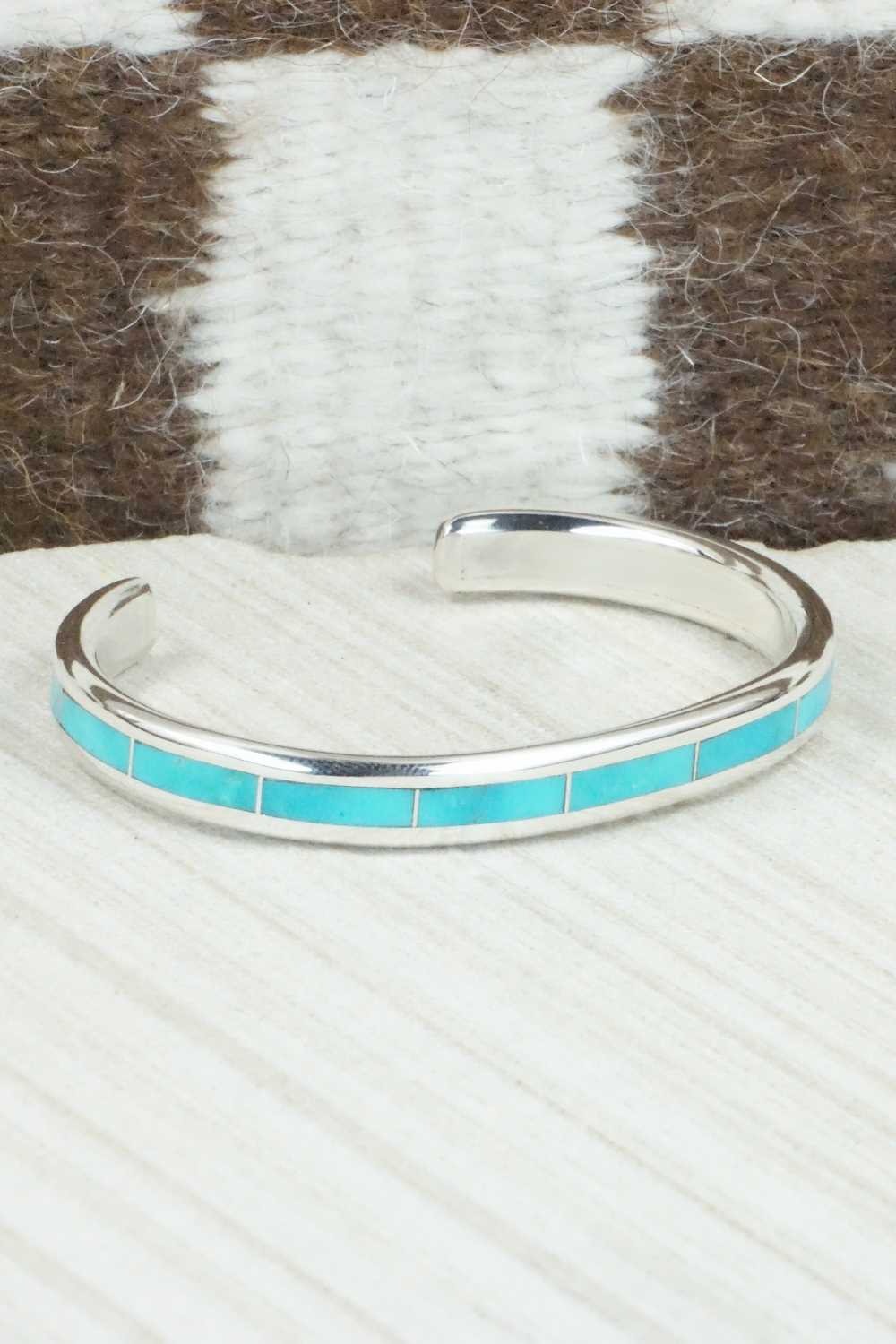 Turquoise & Sterling Silver Bracelet - Larry Loretto