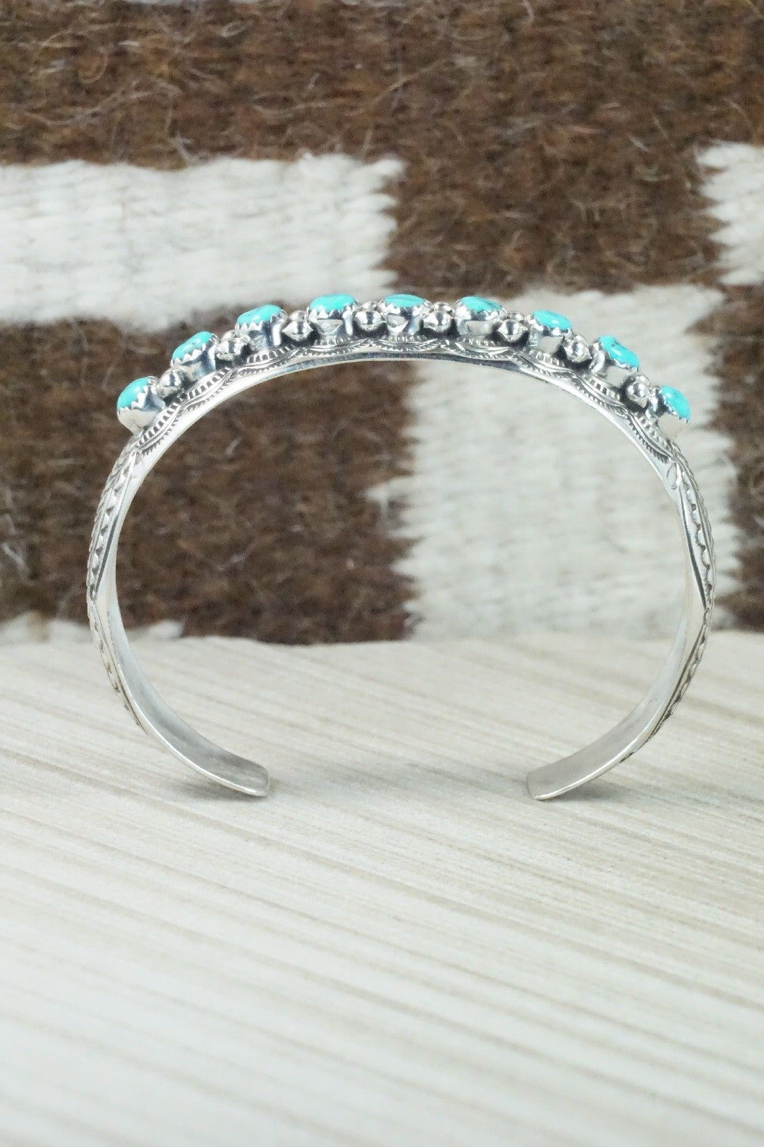 Turquoise & Sterling Silver Bracelet - Grace Silver