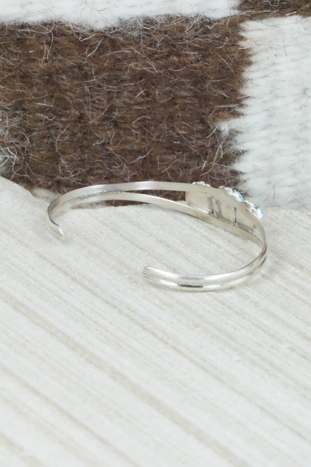 Turquoise and Sterling Silver Bracelet - Elton Cadman