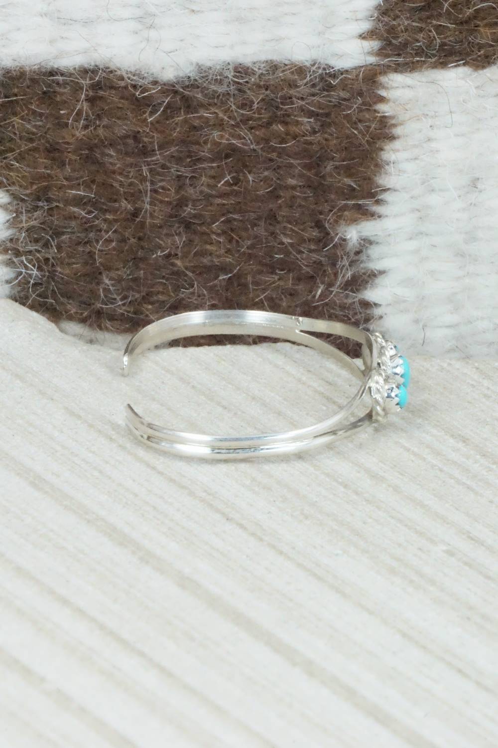 Turquoise and Sterling Silver Bracelet - Elton Cadman