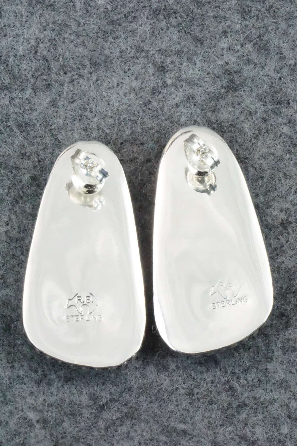 Turquoise and Sterling Silver Earrings - Annissa Martinez