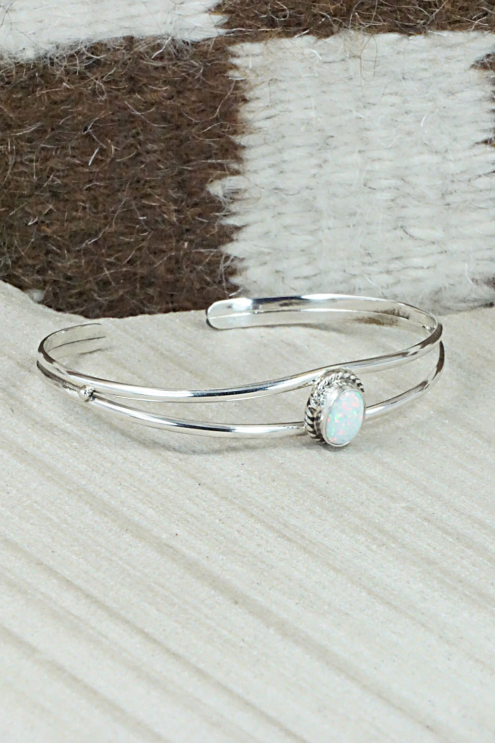 Opalite & Sterling Silver Bracelet - Jan Mariano