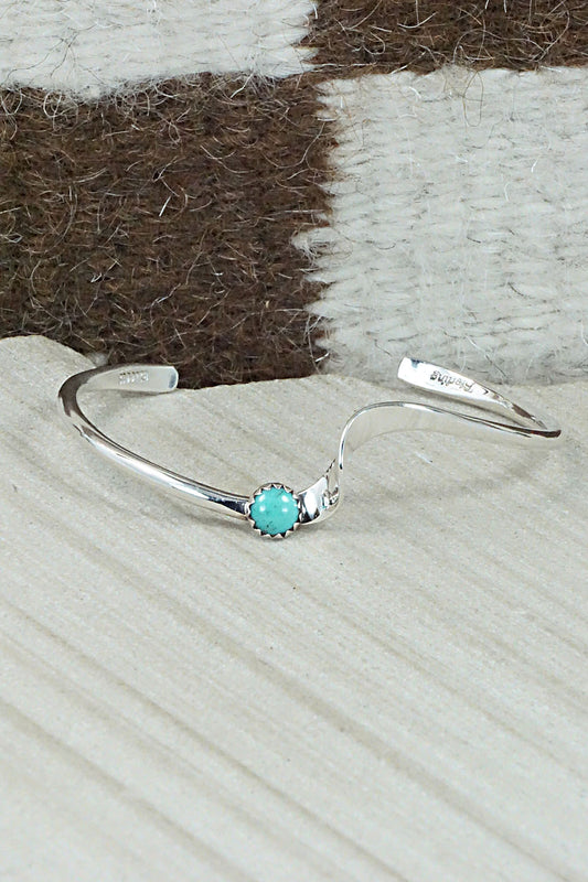 Turquoise & Sterling Silver Bracelet - Yolanda Skeets