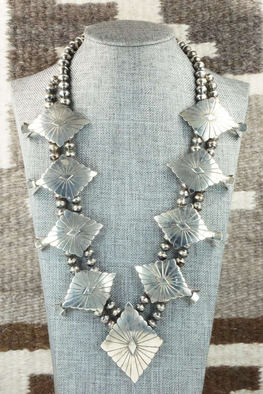 Sterling Silver Squash Blossom - Navajo