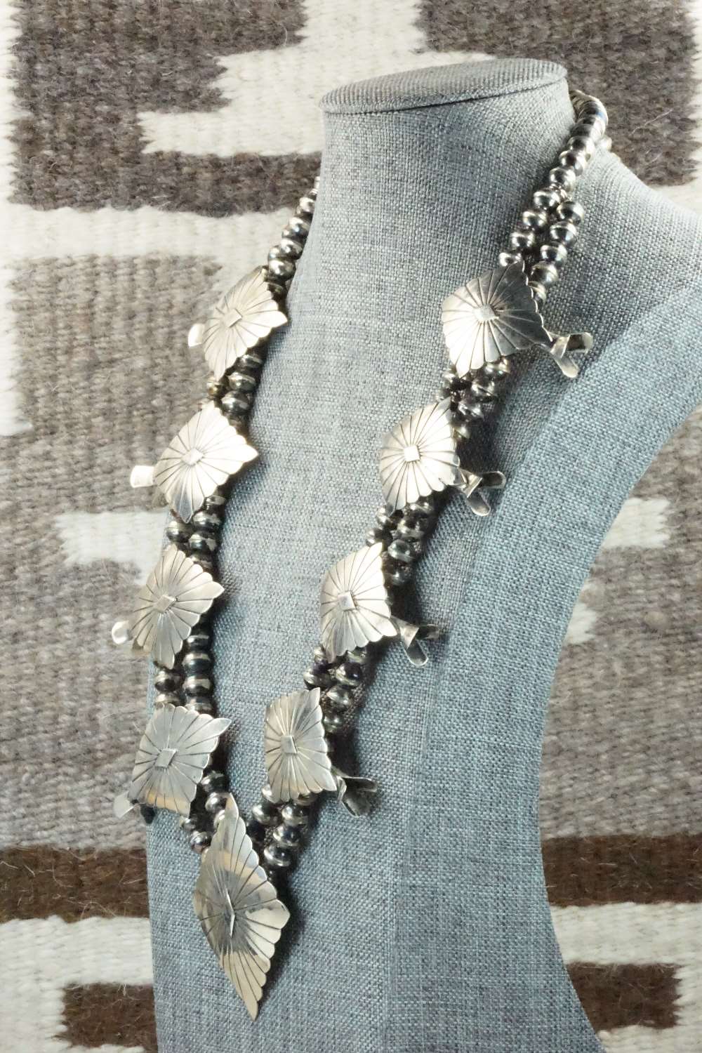 Sterling Silver Squash Blossom - Navajo