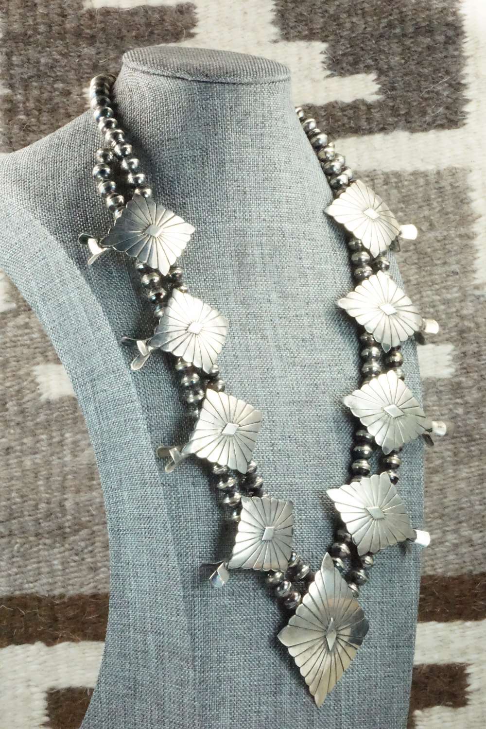 Sterling Silver Squash Blossom - Navajo