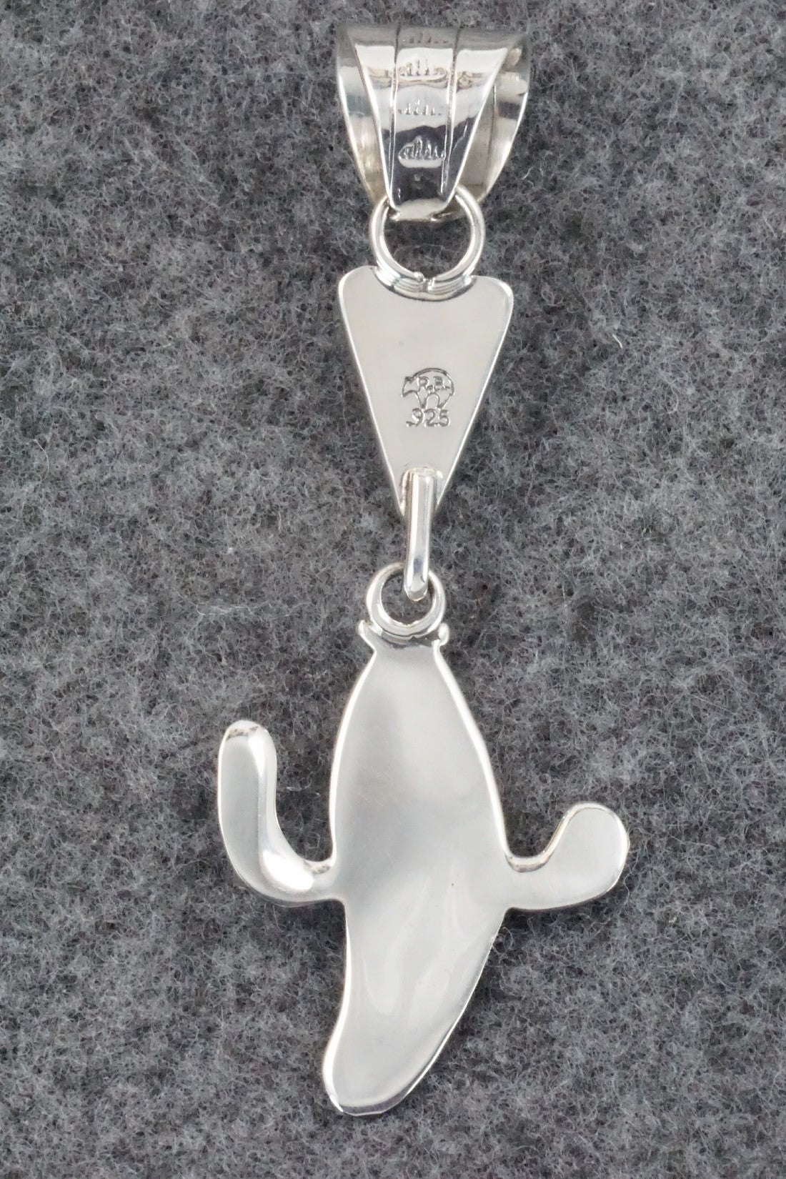 Turquoise & Sterling Silver Pendant - Sonyei Cohoe