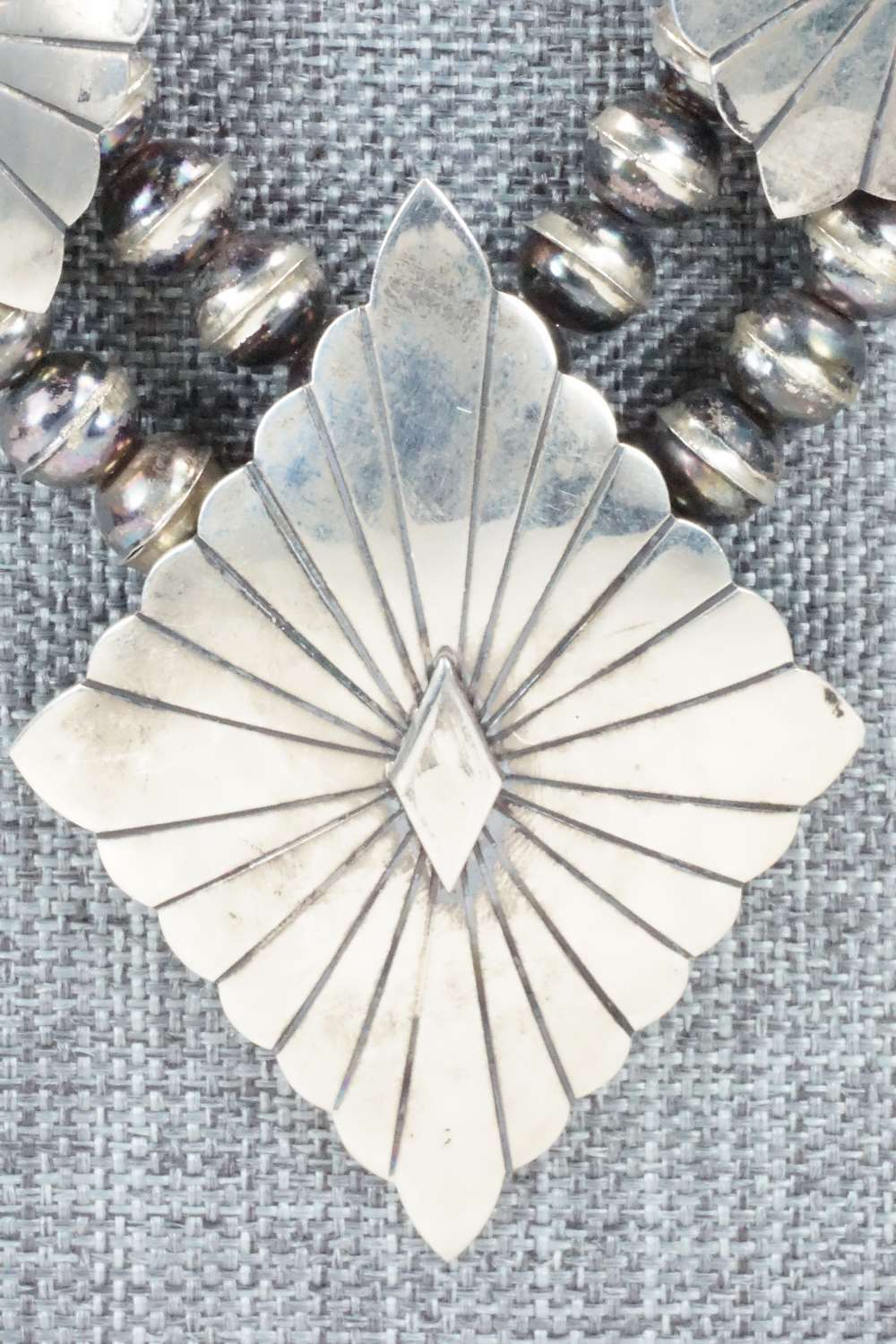 Sterling Silver Squash Blossom - Navajo