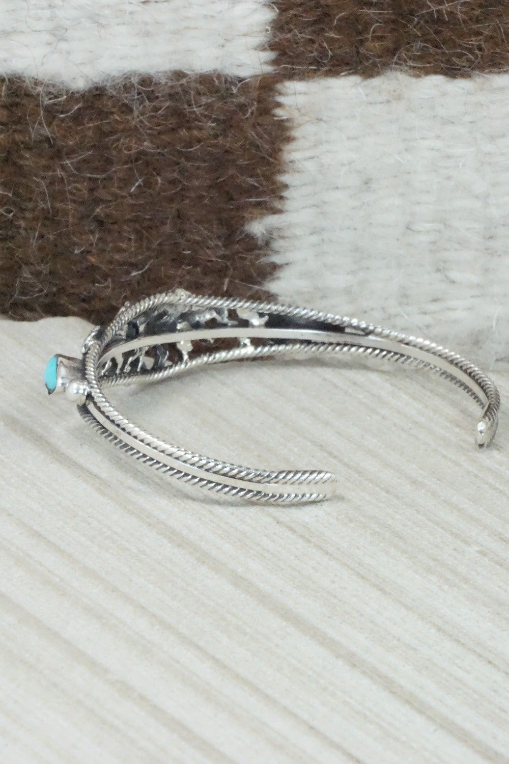 Turquoise & Sterling Silver Bracelet - Bobby Platero