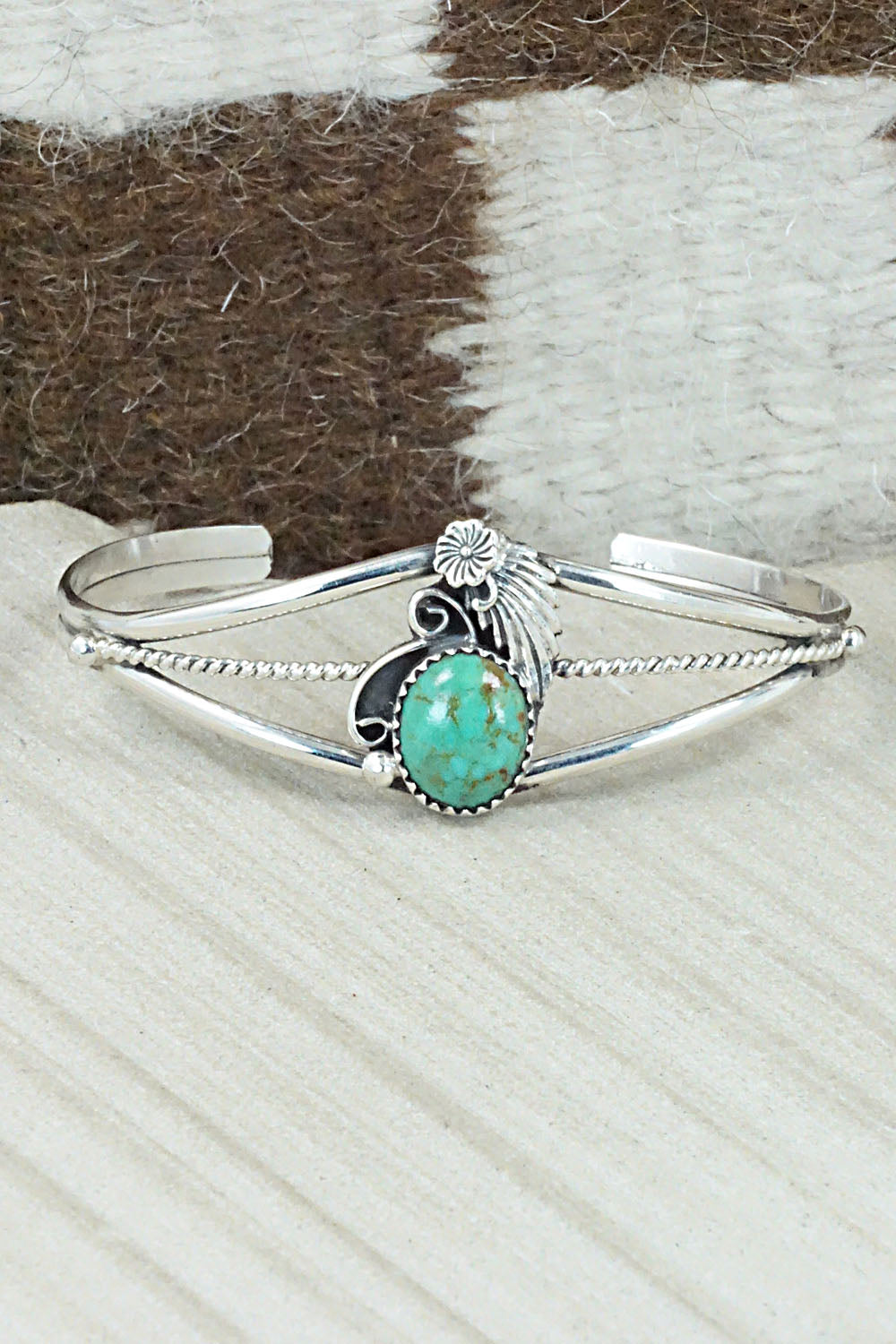 Turquoise & Sterling Silver Bracelet - Judy Largo