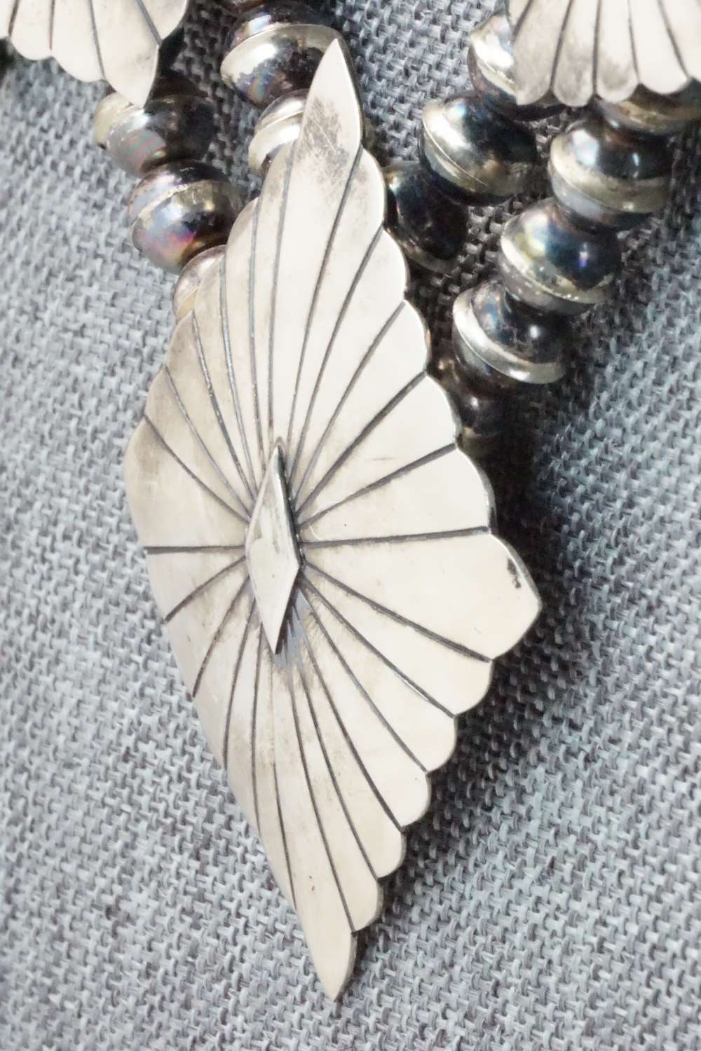 Sterling Silver Squash Blossom - Navajo