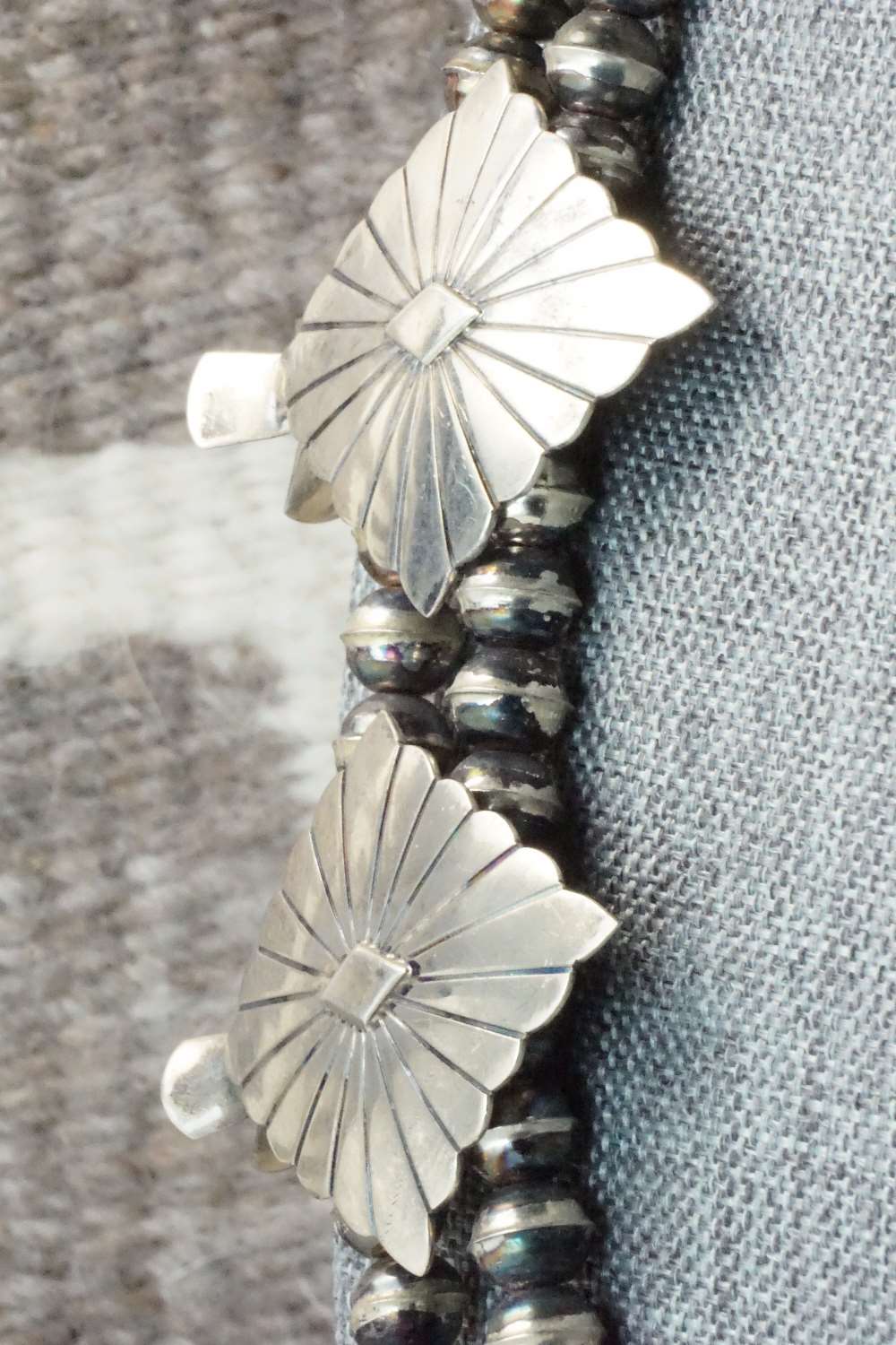 Sterling Silver Squash Blossom - Navajo