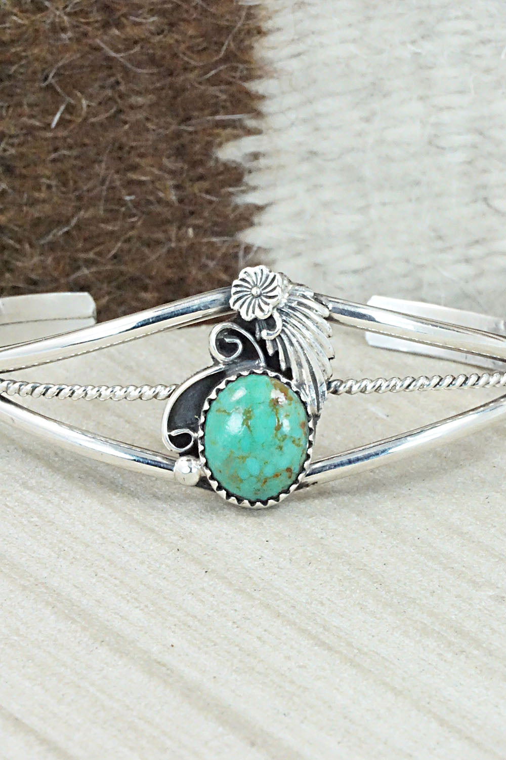 Turquoise & Sterling Silver Bracelet - Judy Largo