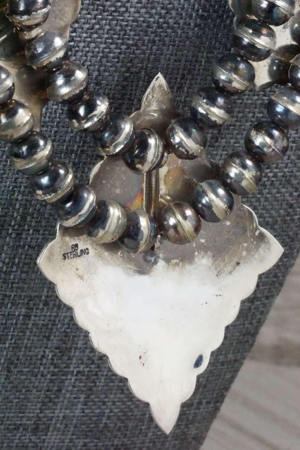 Sterling Silver Squash Blossom - Navajo