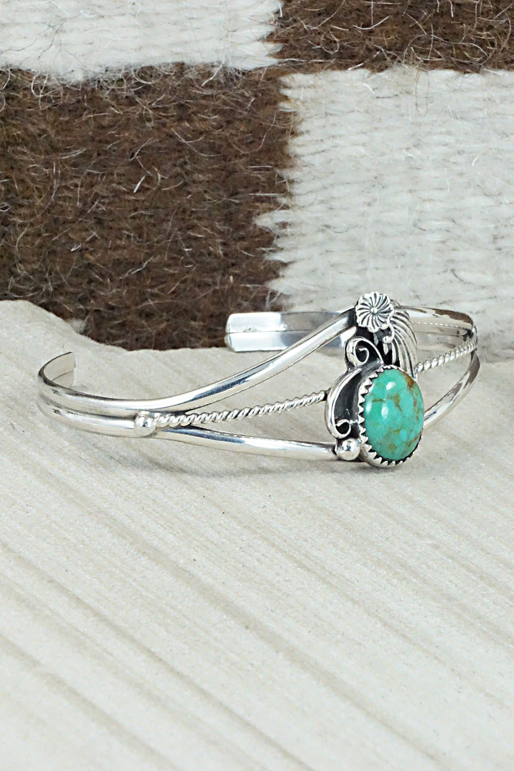 Turquoise & Sterling Silver Bracelet - Judy Largo
