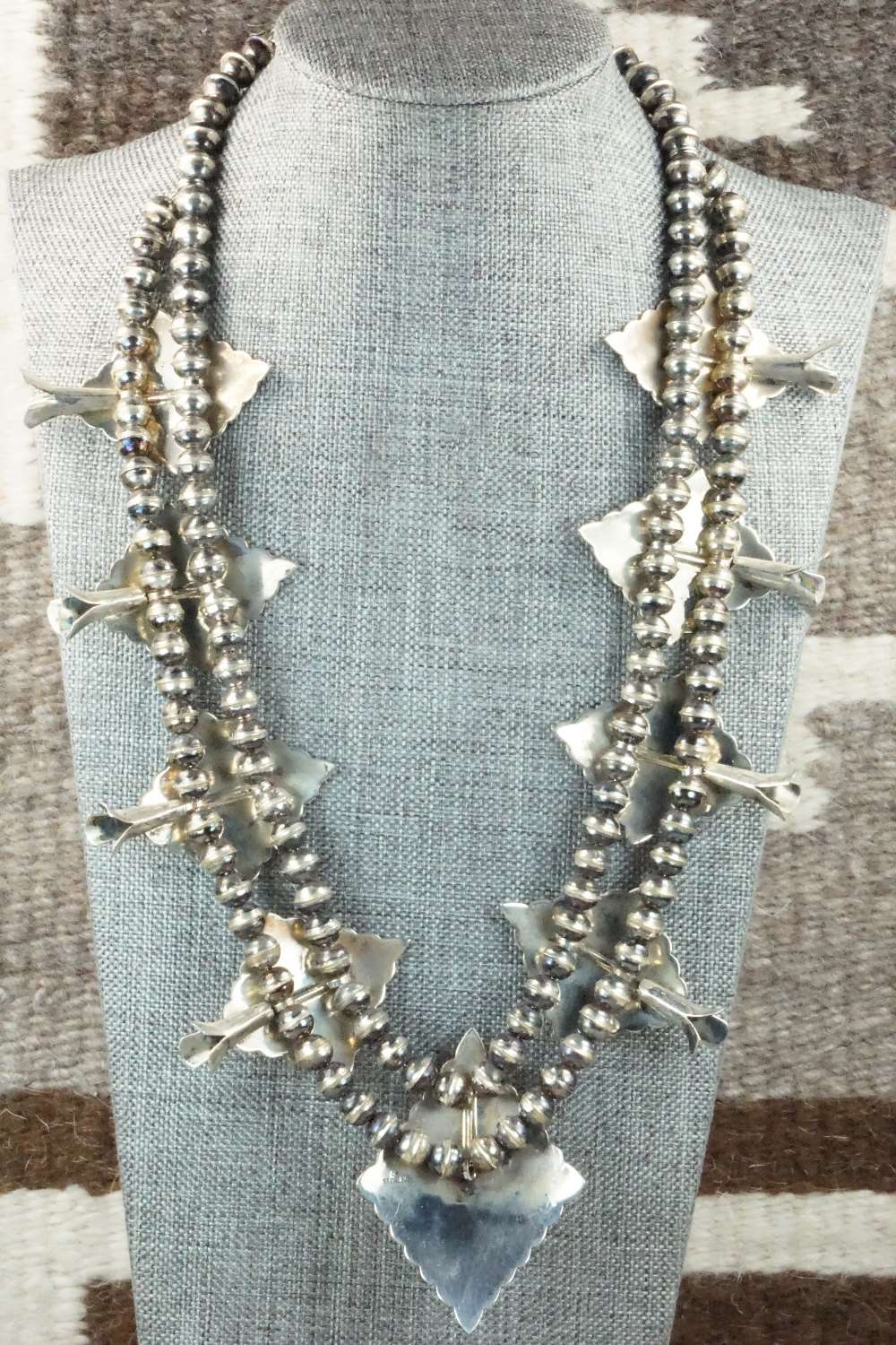 Sterling Silver Squash Blossom - Navajo