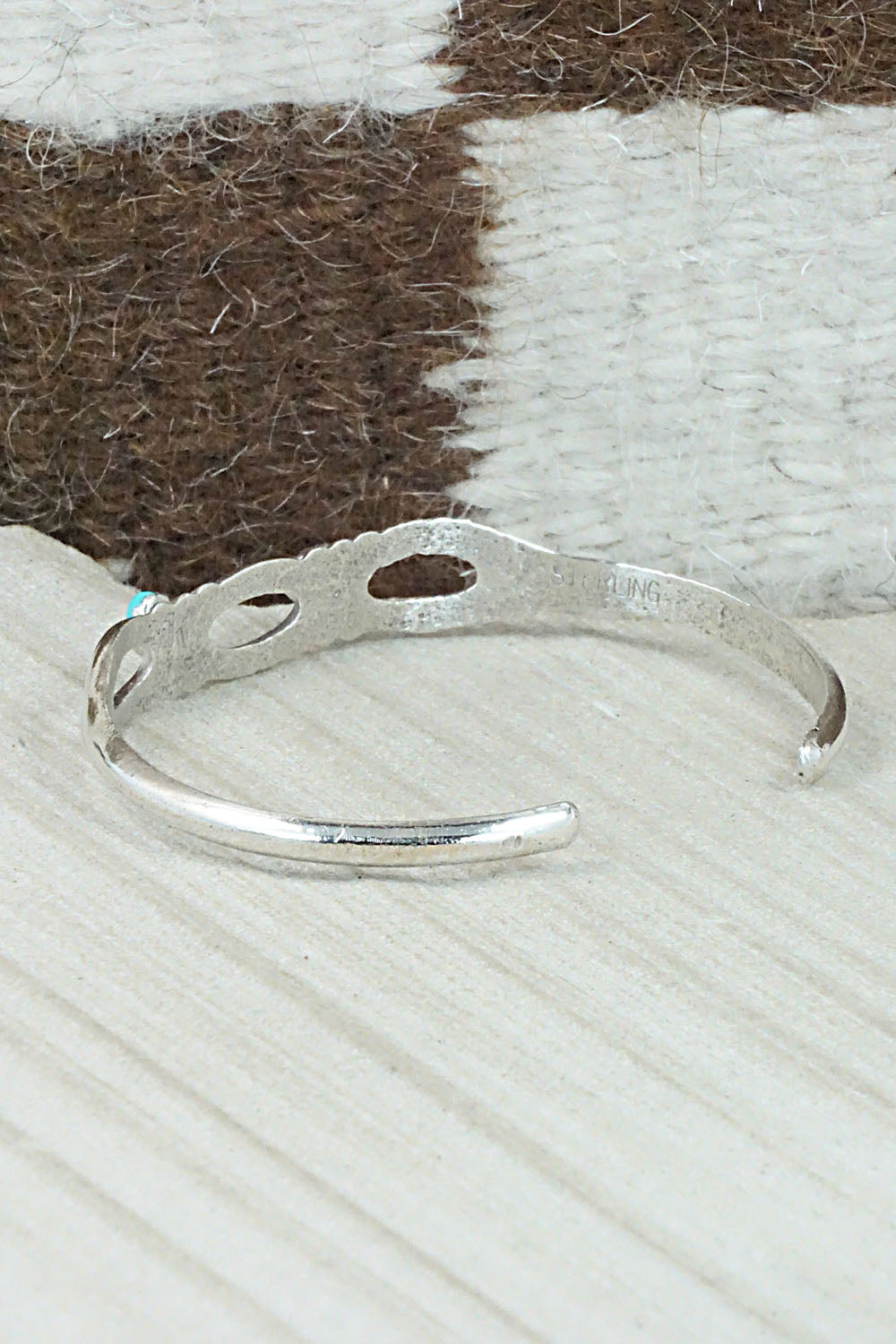 Turquoise & Sterling Silver Bracelet - Lorraine Chee
