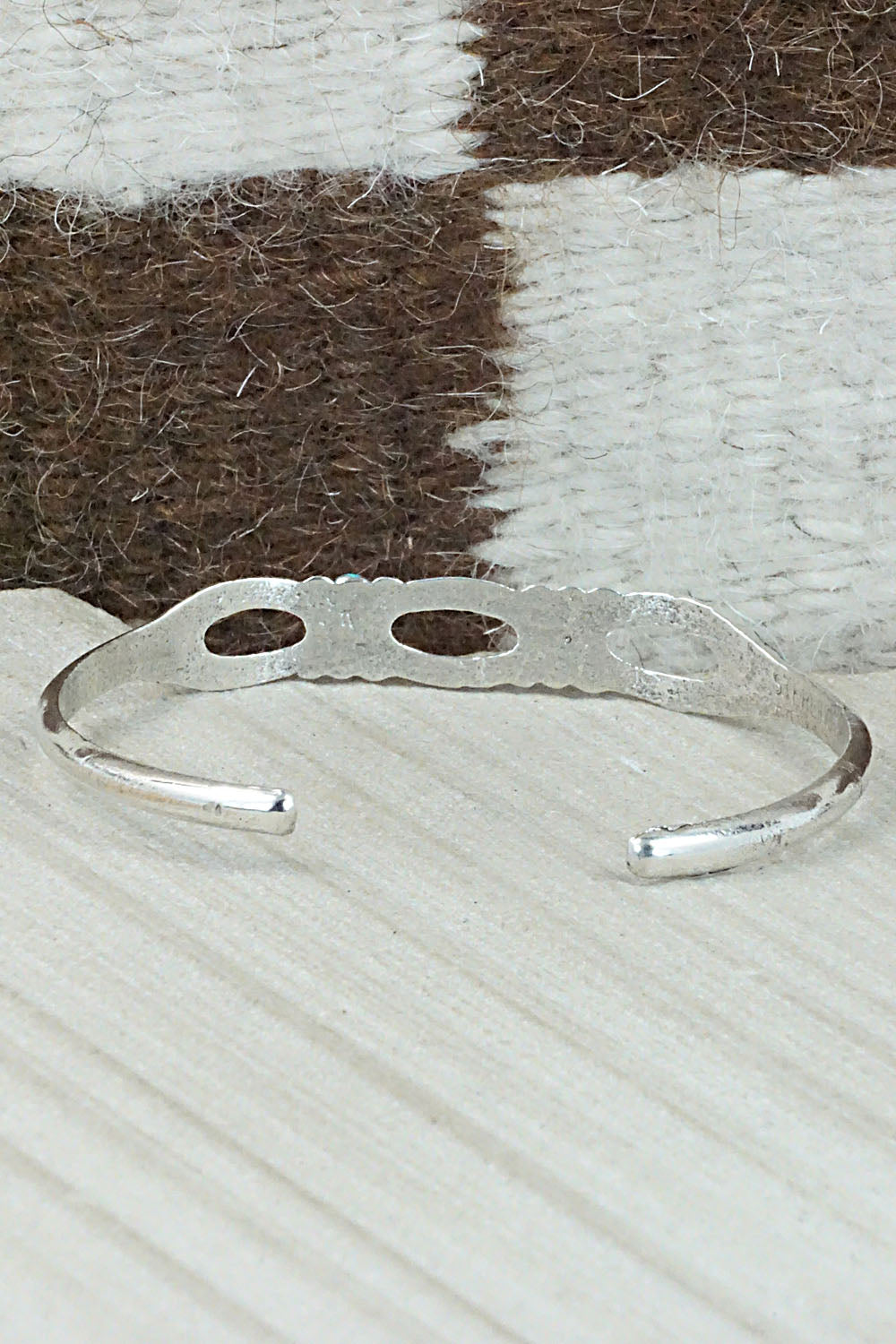 Turquoise & Sterling Silver Bracelet - Lorraine Chee