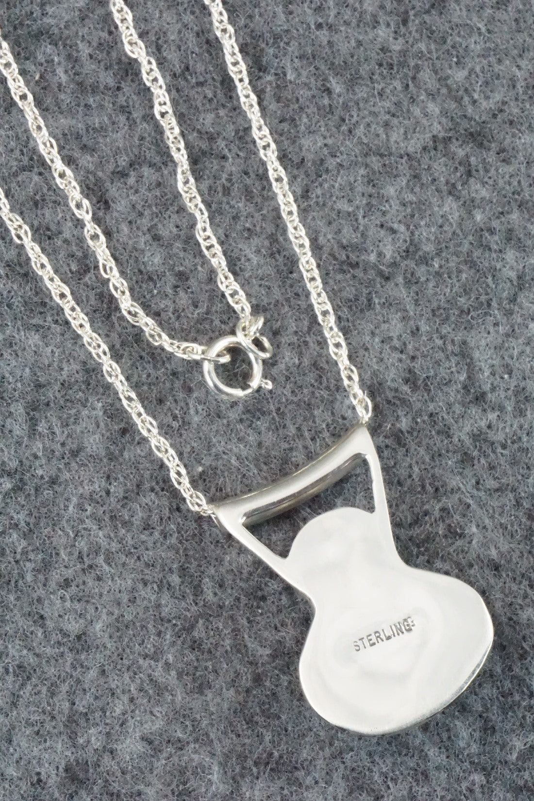 Onyx & Sterling Silver Necklace - Sharon McCarthy
