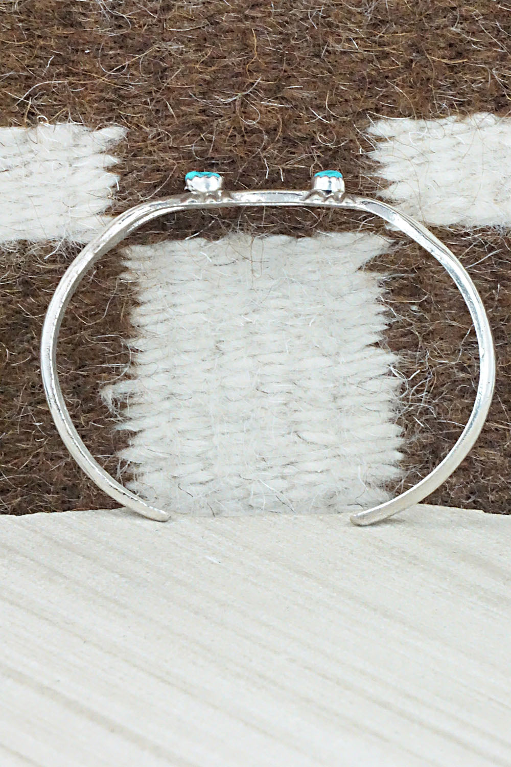 Turquoise & Sterling Silver Bracelet - Lorraine Chee