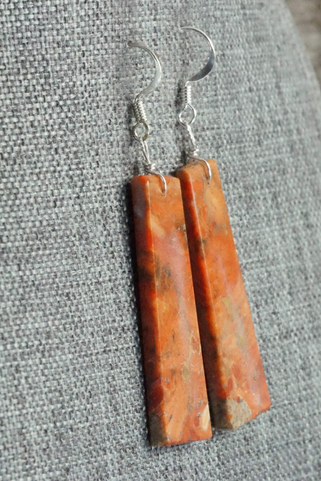 Sponge Coral & Sterling Silver Earrings - Joe Garcia
