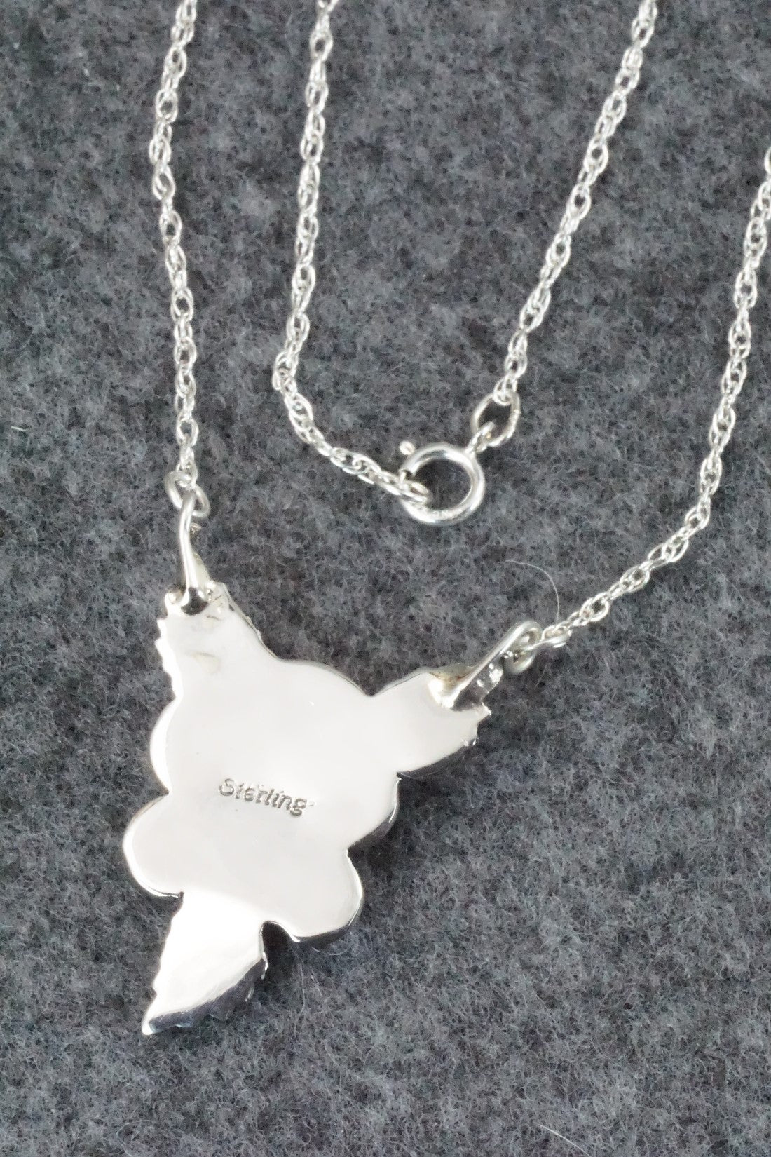 Turquoise, Coral & Sterling Silver Necklace - Rosie Chee