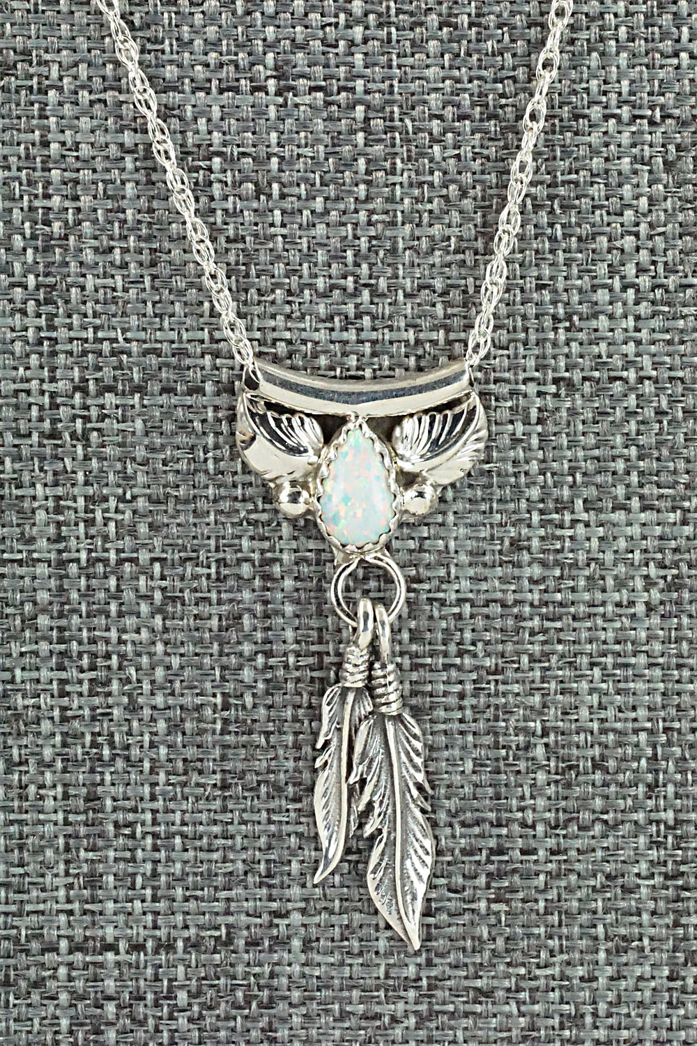 Opalite & Sterling Silver Necklace - Sharon McCarthy