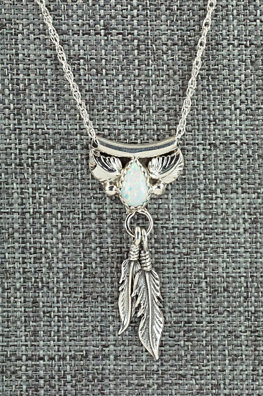 Opalite & Sterling Silver Necklace - Sharon McCarthy
