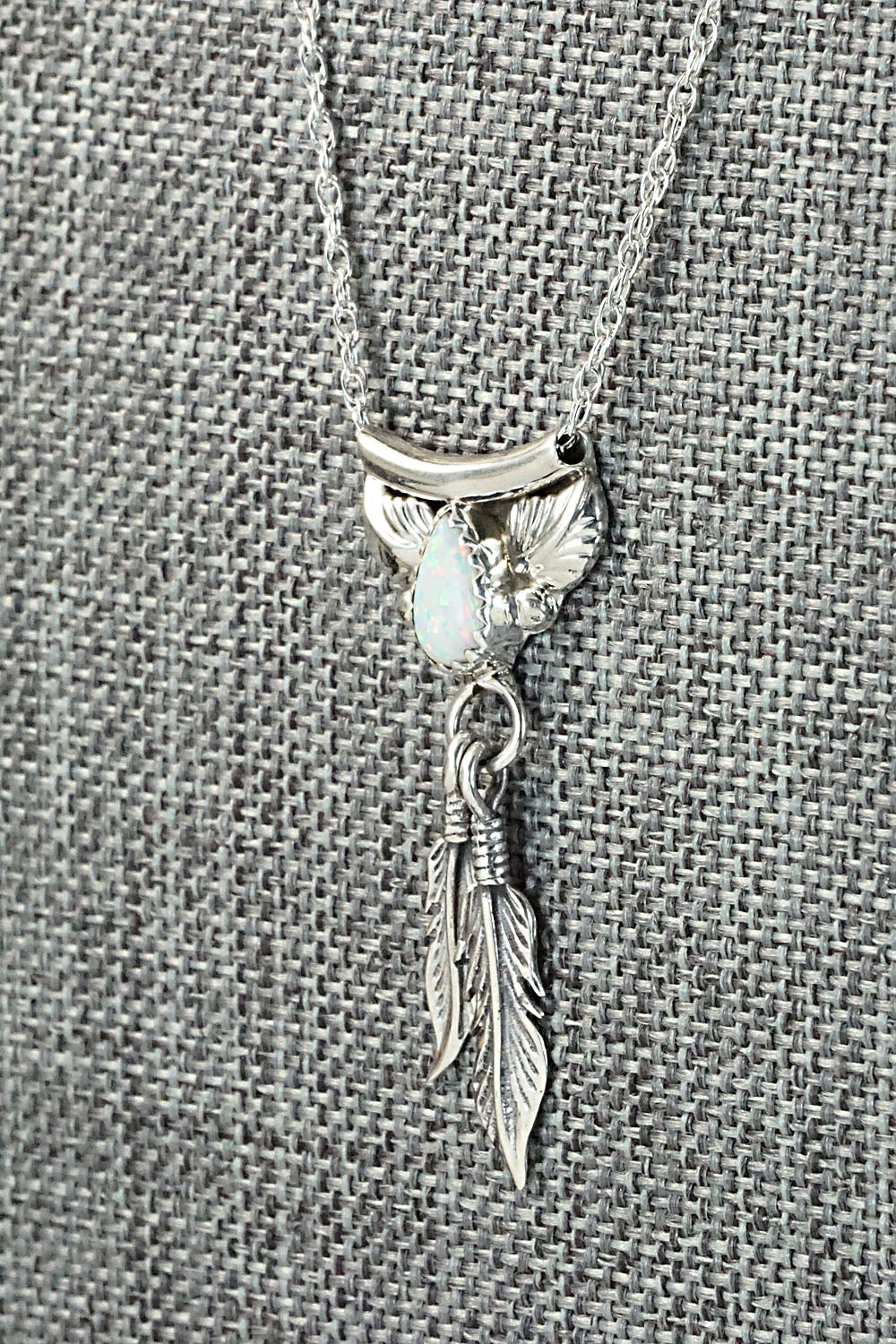 Opalite & Sterling Silver Necklace - Sharon McCarthy