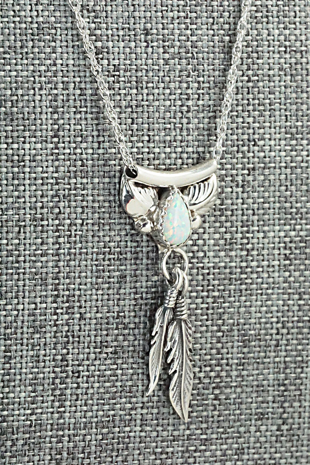 Opalite & Sterling Silver Necklace - Sharon McCarthy