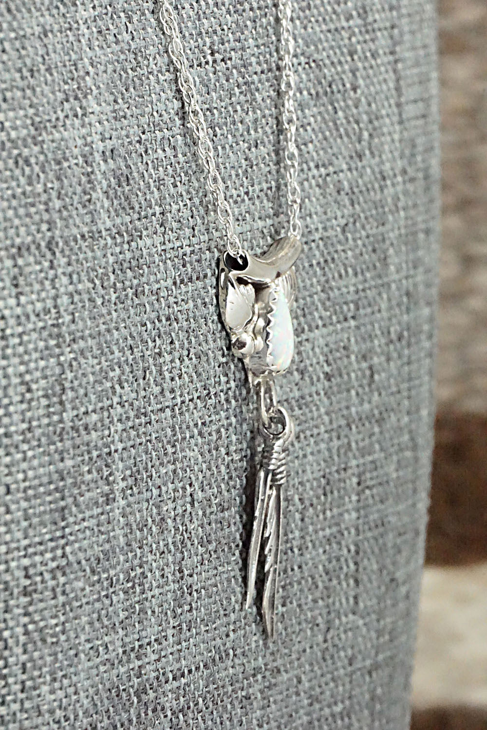 Opalite & Sterling Silver Necklace - Sharon McCarthy