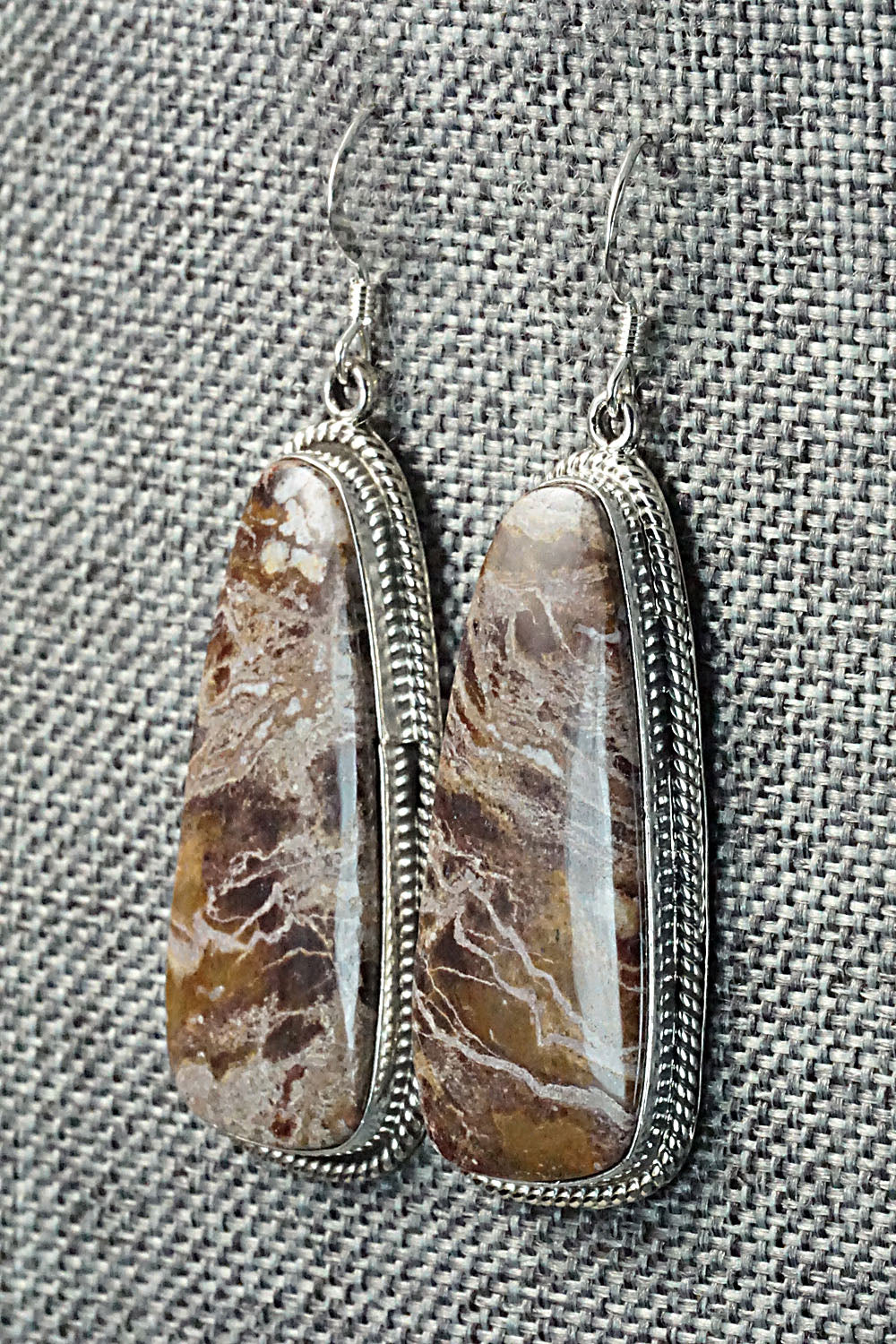 Wild Horse & Sterling Silver Earrings - Verley Betone