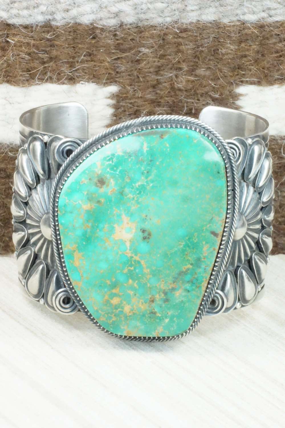 Turquoise & Sterling Silver Bracelet - Derrick Gordon