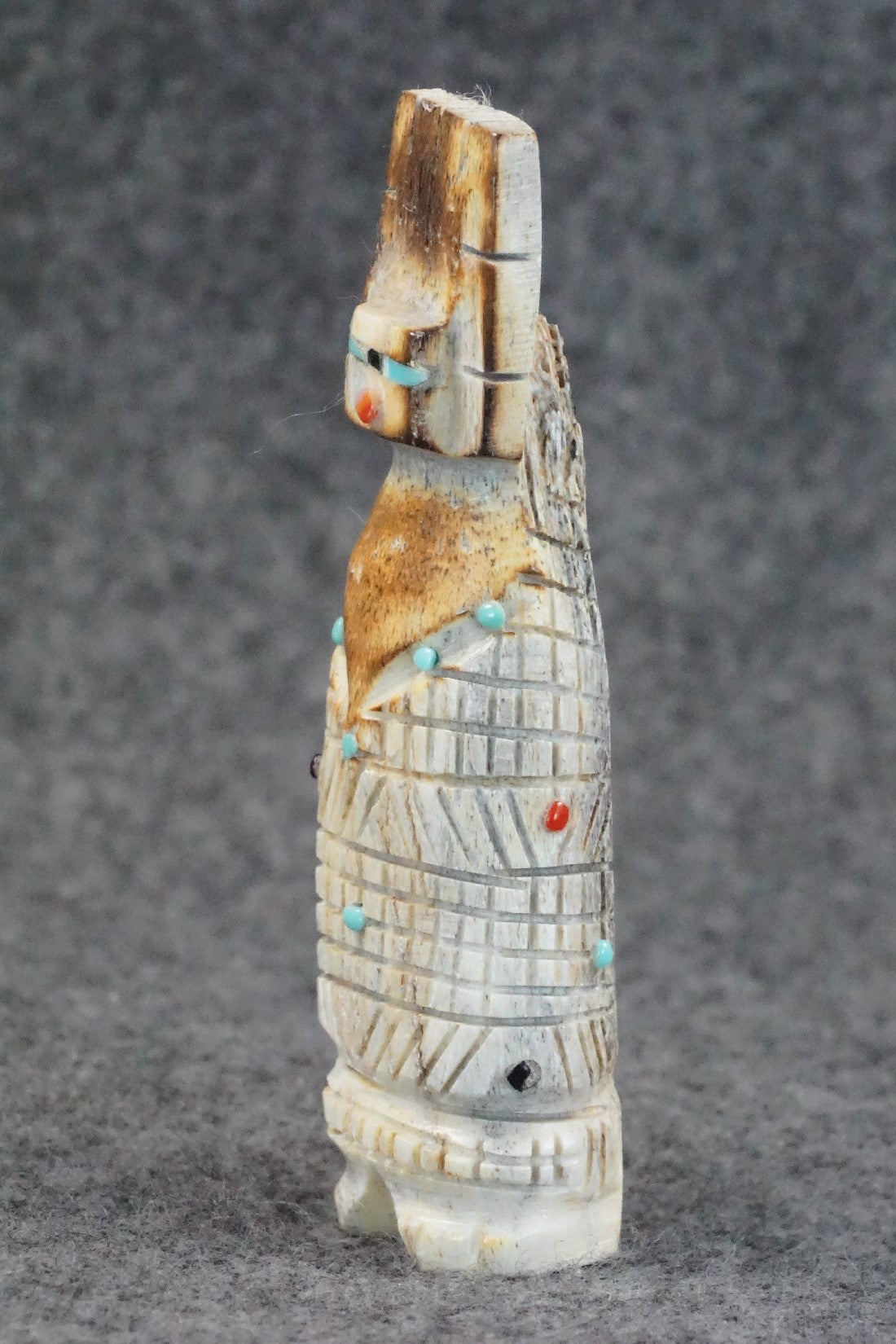 Corn Maiden Zuni Fetish Carving - Carl Etsate