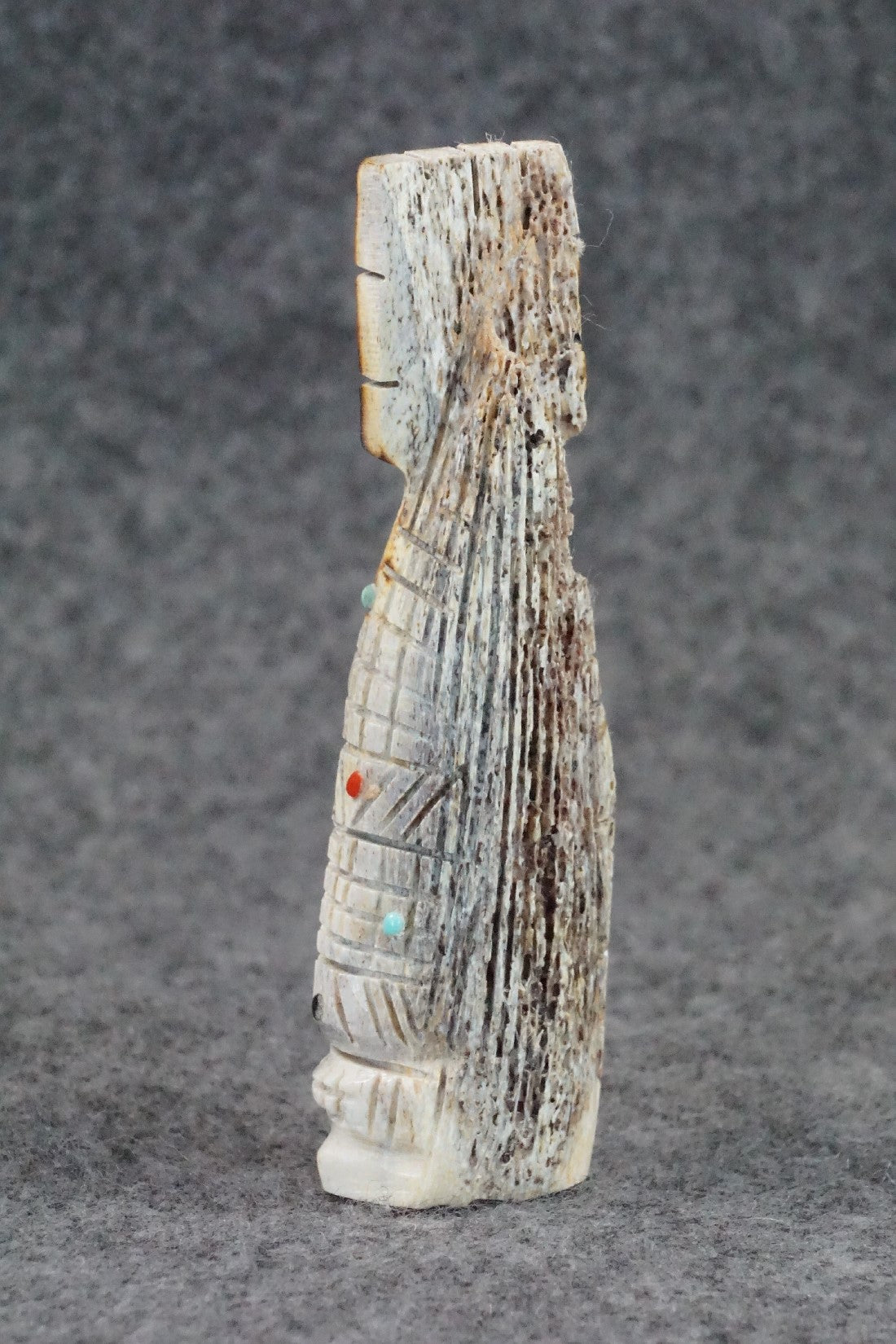 Corn Maiden Zuni Fetish Carving - Carl Etsate