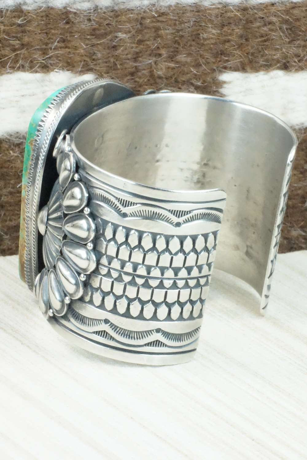 Turquoise & Sterling Silver Bracelet - Derrick Gordon