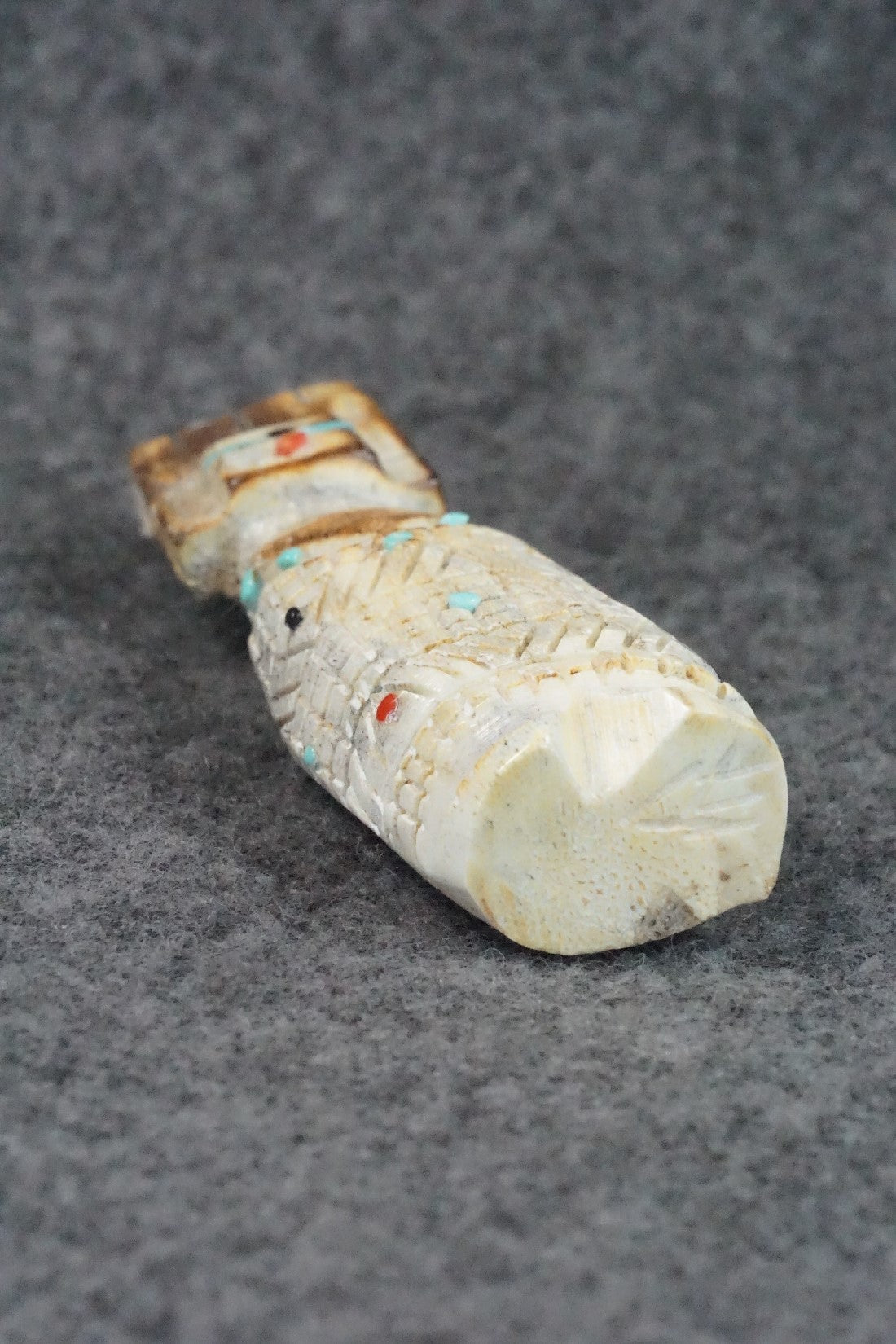 Corn Maiden Zuni Fetish Carving - Carl Etsate