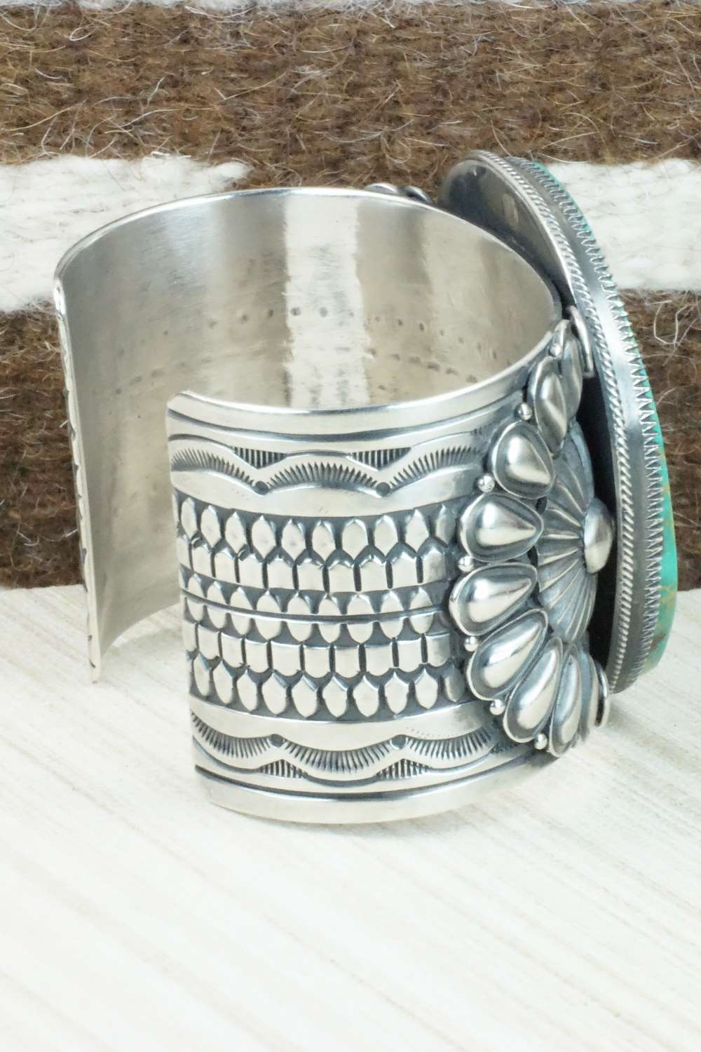 Turquoise & Sterling Silver Bracelet - Derrick Gordon